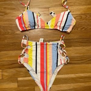 Bar III Highwaist 2 Piece Swimsuit